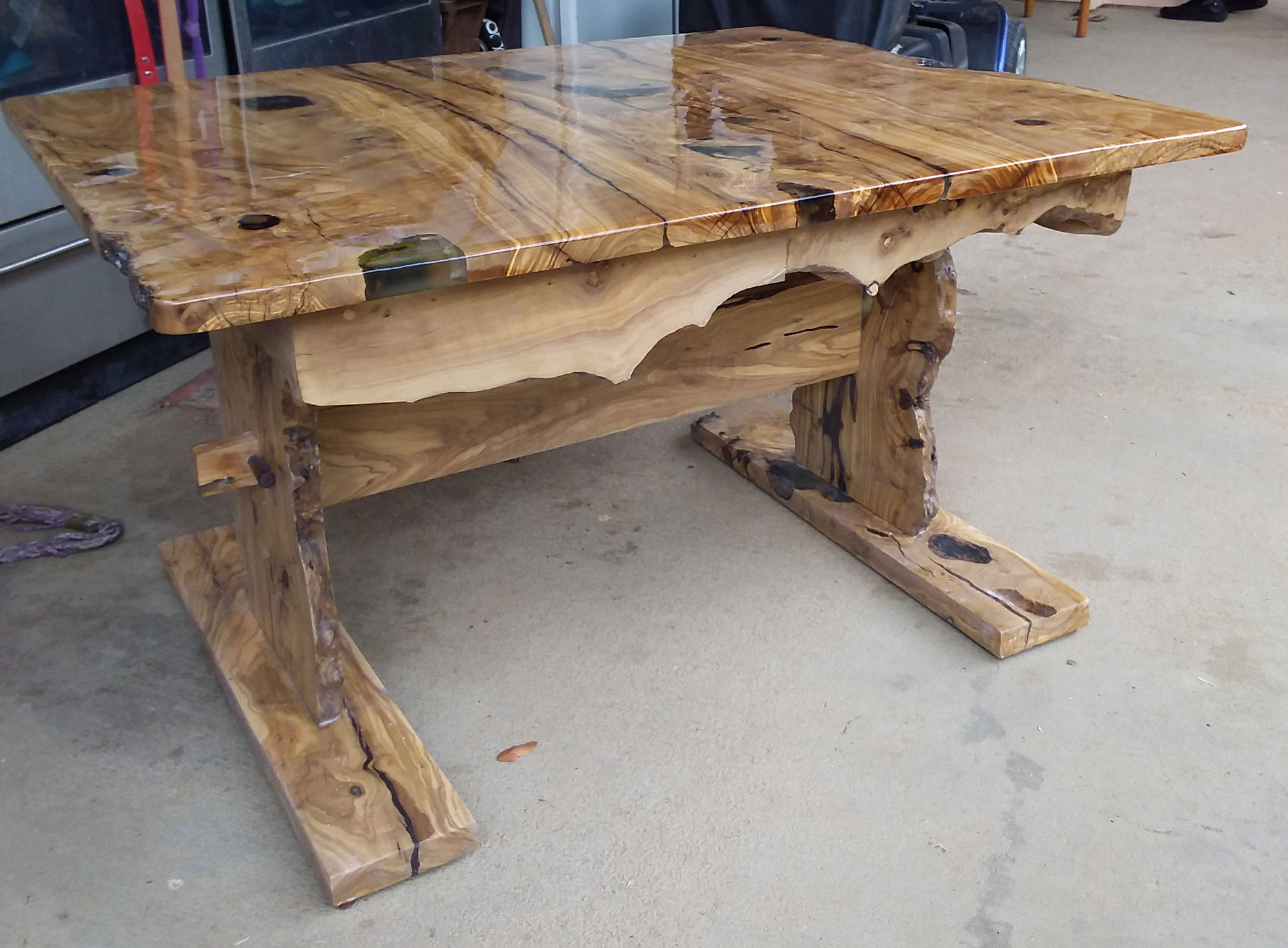 Dead finish Olive Wood coffee table