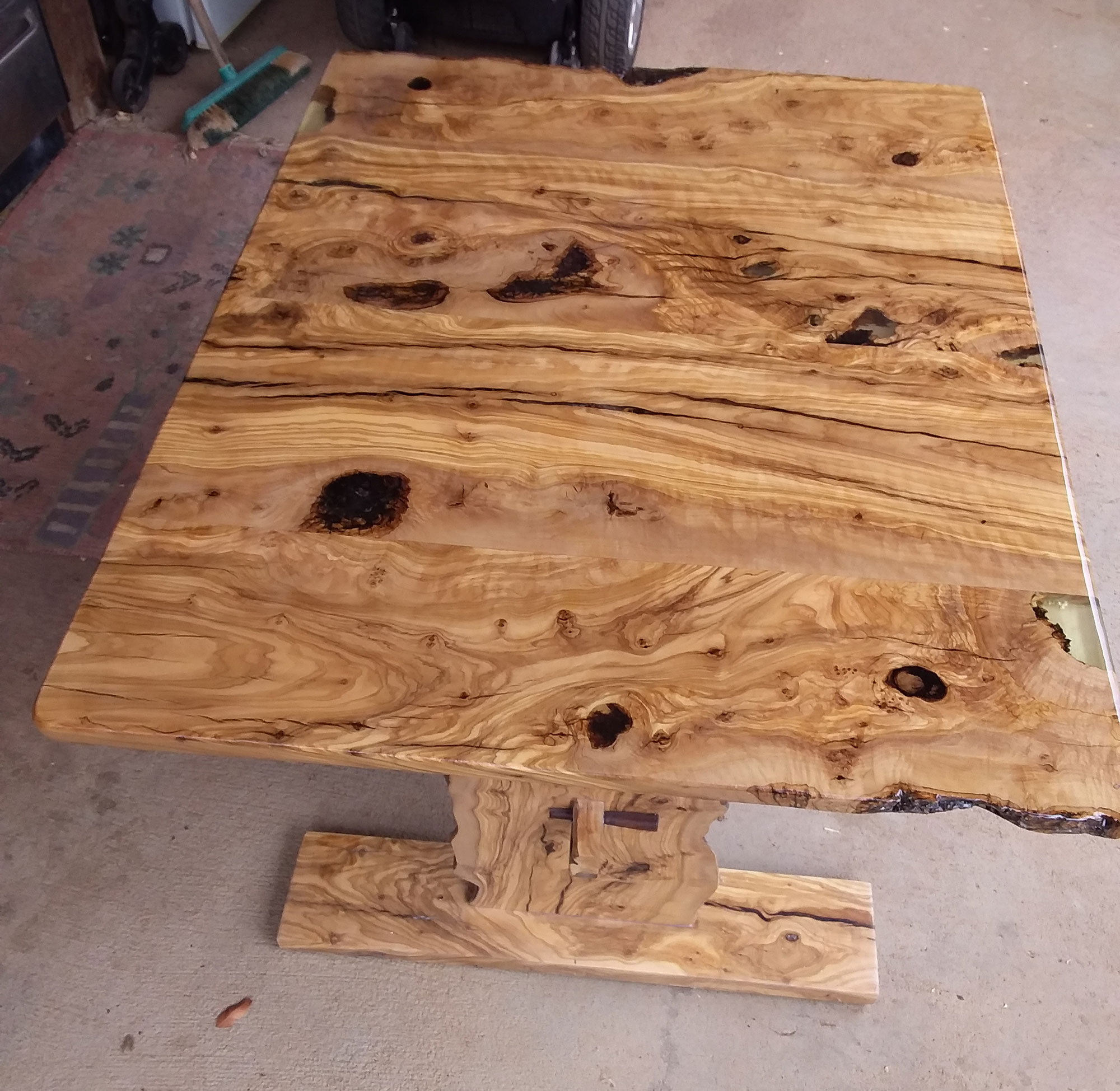 Dead finish Olive Wood coffee table